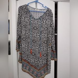 Anthropologie Kyle Sea blouse size large